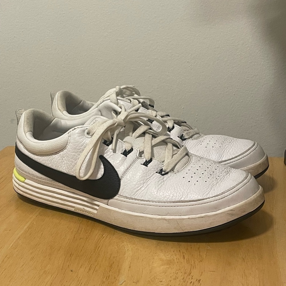 Nike Golf Shoes Mens 9.5 Tumbled Leather Upper